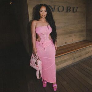 Pink Knit Two-Piece Set